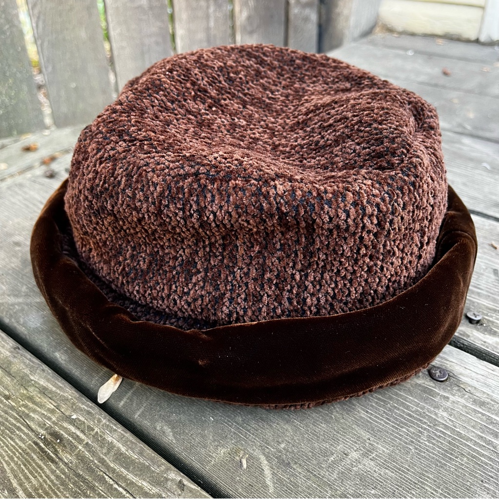Toucan Collection Rayon Velvet Brown Hat